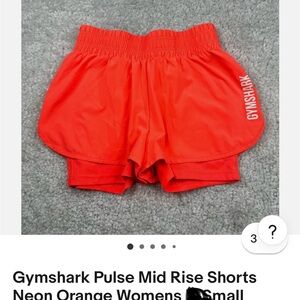 Womens Size Small Gymshark shorts built in spandex. no tags. Like new.